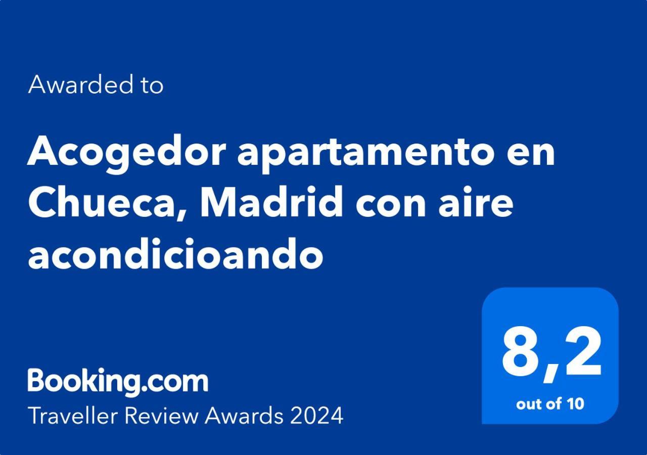 Comodo Y Acogedor Apartamento En Chueca, Gran Via Con Aire Acondicionado Y Calefaccion Madrid Bagian luar foto